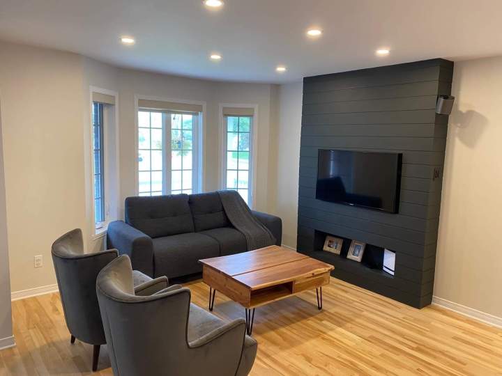 Pièce maison transformée Vaudreuil-Dorion